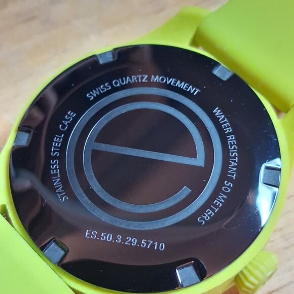 Swiss ESQ by Movado Ladies Quartz Neon Lime Green main image 4